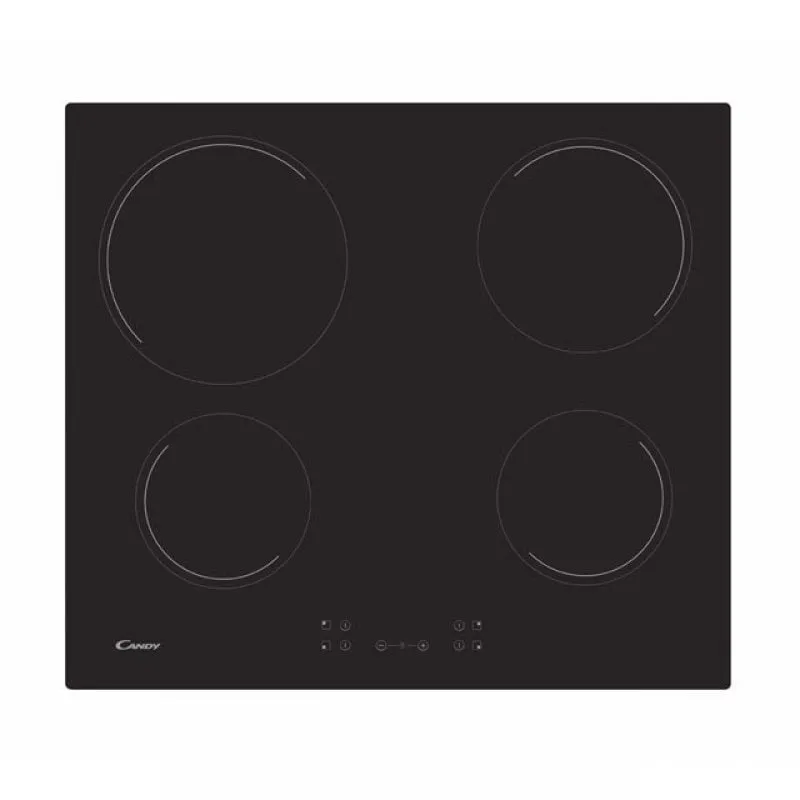 Piastra In Vetroceramica 4 Zone Candy CH64CCB Nera