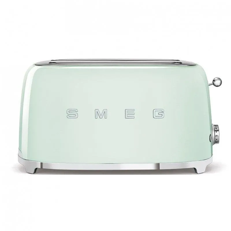 Tostapane vintage Smeg TSF02PGEU 2 fessure lunghe 1500 W 6 livelli Verde acqua