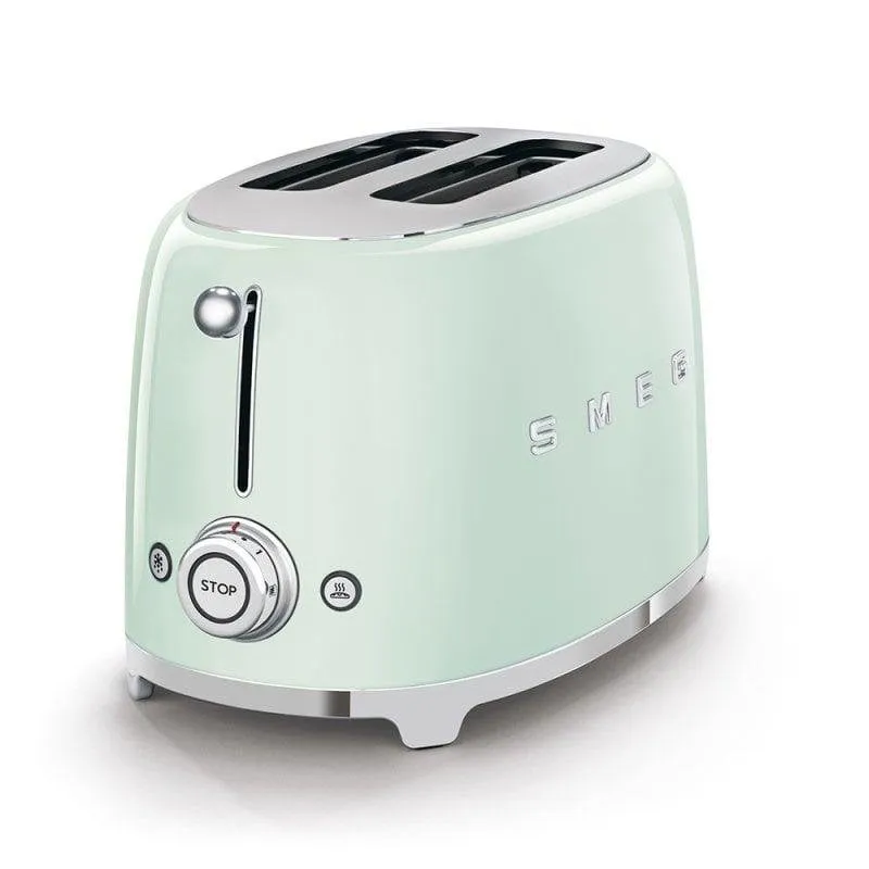 Tostapane vintage Smeg TSF01PGEU 2 fessure 950 W 6 livelli Verde