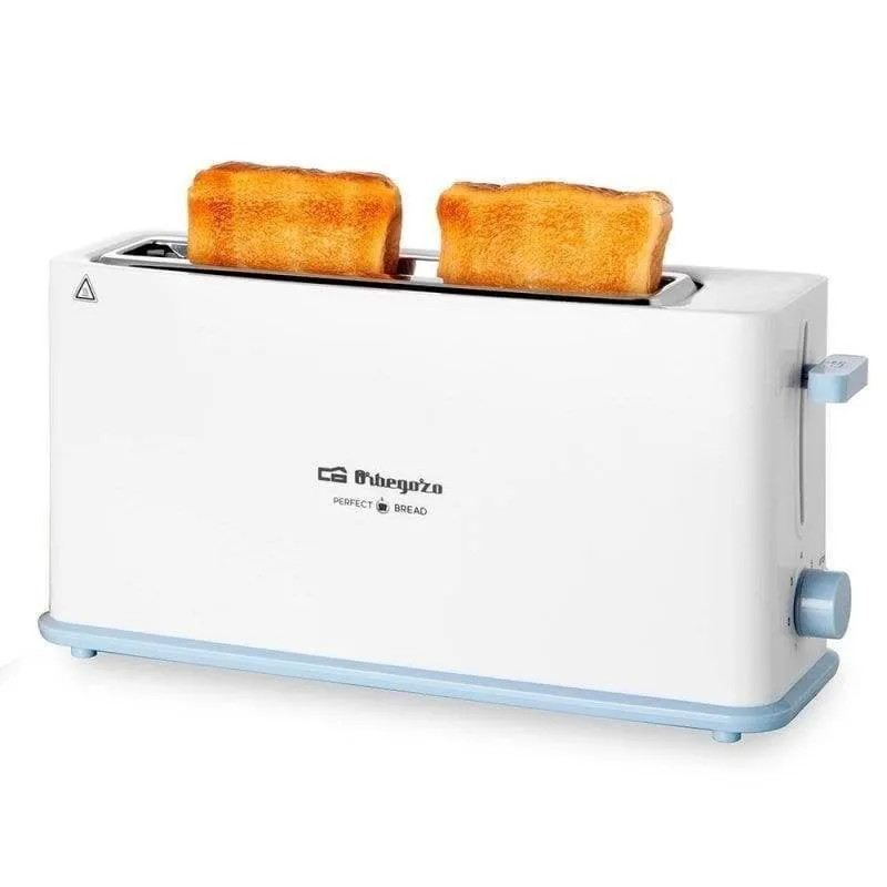 Tostapane Orbegozo TO 4014 1 Fessura Lunga 850 W 7 Livelli Raccoglibriciole Bianco
