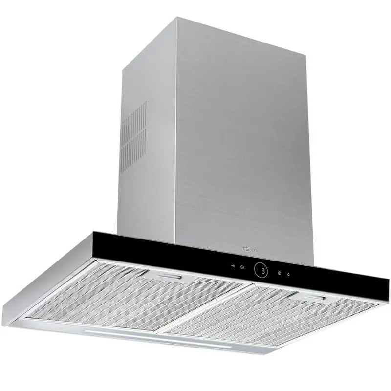 Cappa Decorativa Teka DLH 686 T 60 cm A+ Inox/Nero