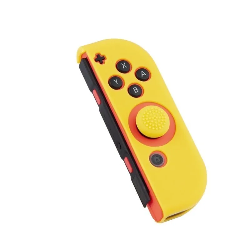 Custodia in silicone FR-TEC + Grip per Joy-Con Destra Giallo per Nintendo Switch