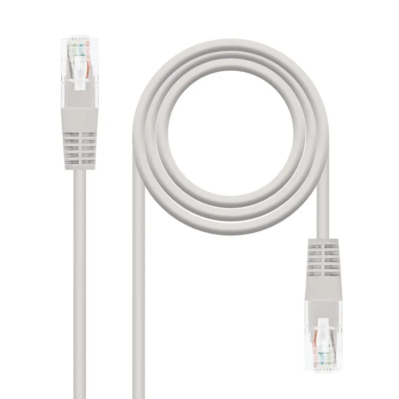 Cavo di rete Nanocable RJ45 UTP LSZH Cat. 6 10m Grigio