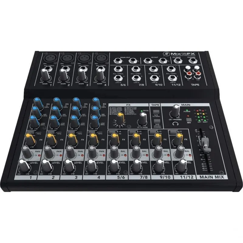 Console di missaggio a 12 canali Mackie Mix12FX