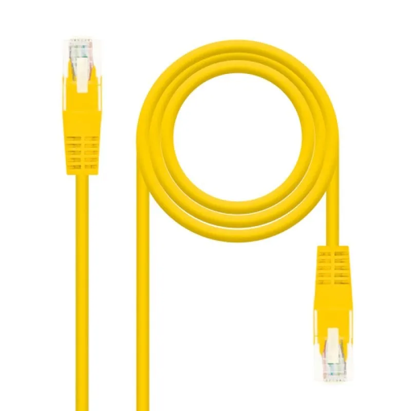 Cavo di rete Nanocable UTP RJ45 CAT5E 2m Giallo