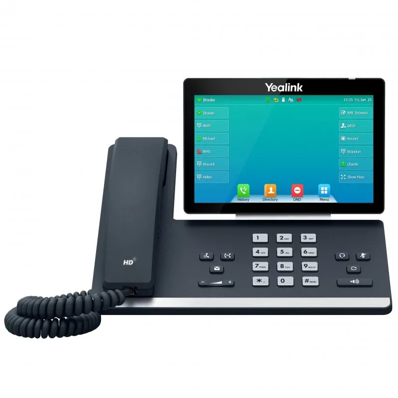 Telefono VoIP Yealink SIP-T57W nero