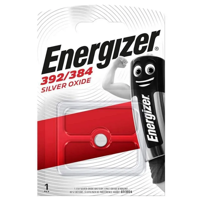 Batteria a bottone Energizer 392/384 1,55 V all'ossido di argento