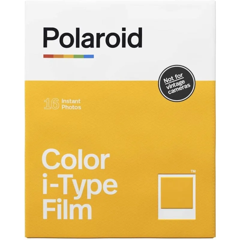 Polaroid Color Film 600 Confezione da 16 pellicole a colori istantanee per I-Type