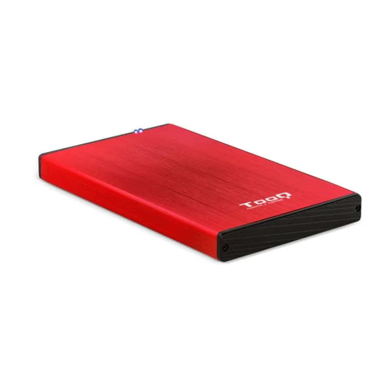TooQ TQE-2527 Custodia USB 3.0 per dischi rigidi SATA 3 da 2,5" Rosso