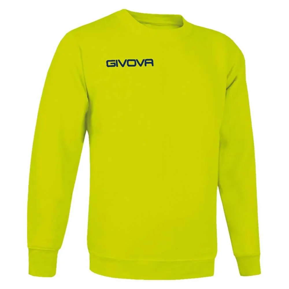 Givova MA019, Maglia girocollo Givova One Unisex – Bambino, Giallo, 3XS