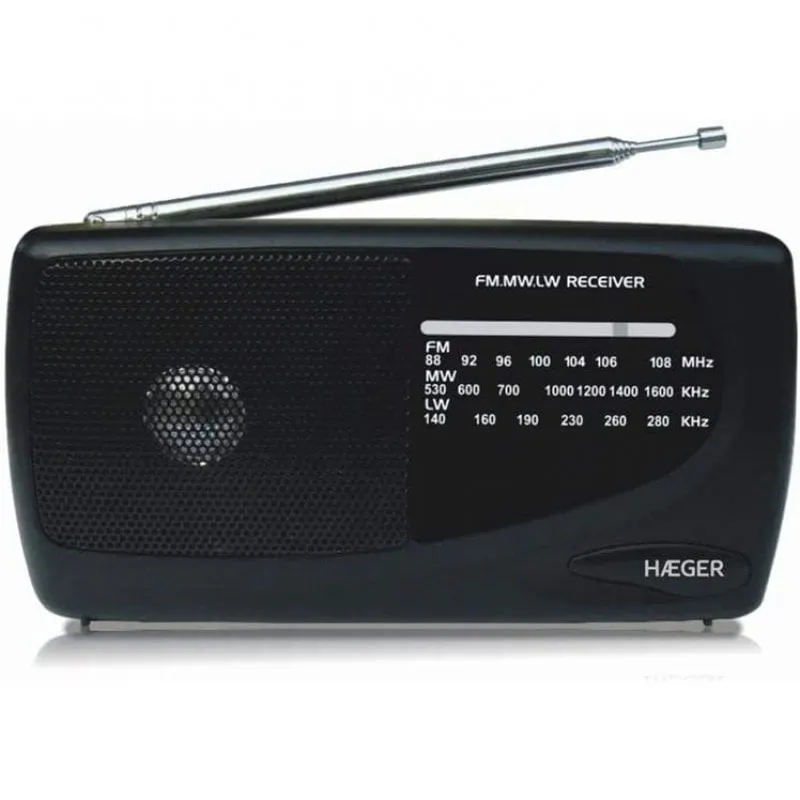 Haeger Pratica radio portatile analogica tri-band