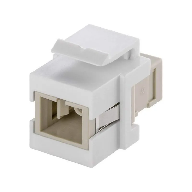 Connettore per fibra ottica Goobay Keystone SC-Simplex bianco