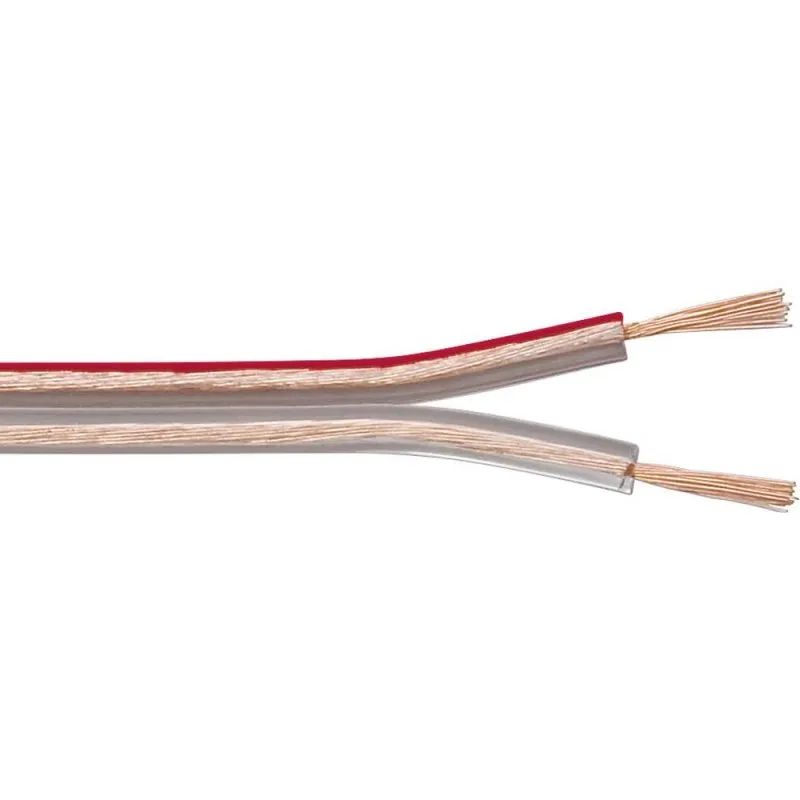 Cavo per altoparlanti Goobay 2x2,5 mm 100 m Trasparente