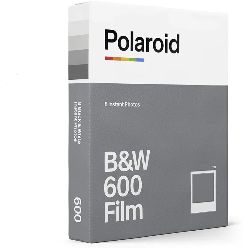 Pellicola istantanea Polaroid 600 in bianco e nero per fotocamere Polaroid