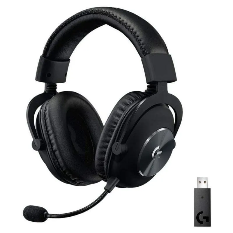Auricolari Logitech G Pro X Wireless LIGHTSPEED Gaming con microfono Blue VO!CE e surround DTS, neri