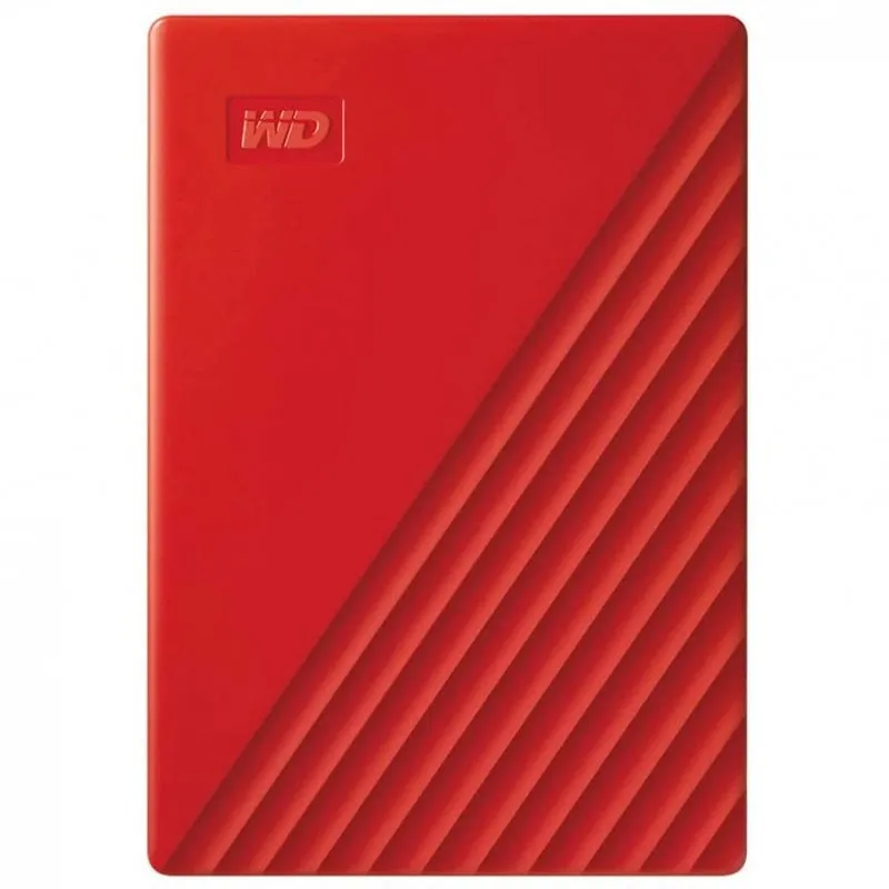 WD My Passport 4TB 2,5" USB 3.1 Rosso