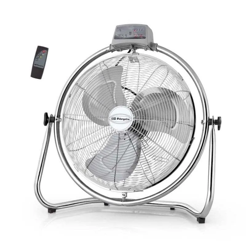 Ventilatore da Pavimento Industriale Orbegozo PWM 2232 45W 30cm 3 Velocità Telecomando Timer