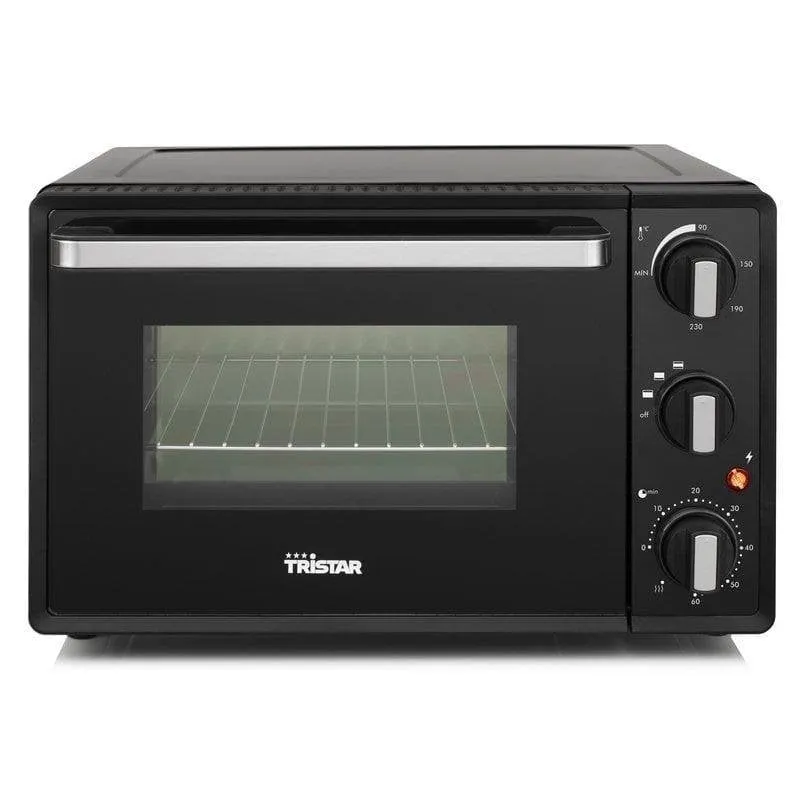 Fornetto Elettrico Tristar OV-3620 19L 1300W Timer Porta Fredda Nero Inox