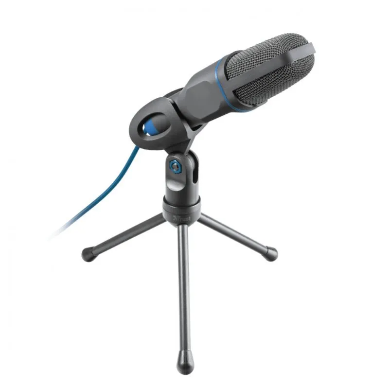 Trust Mico Nero, Blu Microfono per PC