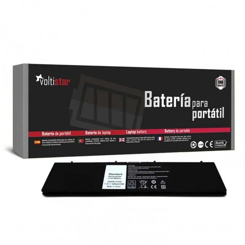 Batteria Voltistar BAT2044 7,4 V 5000 mAh per Dell