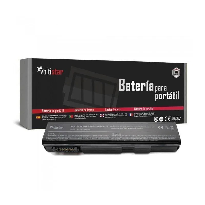 Voltistar BATTOSH3788 Batteria 10.8V 4400mAh 6 Celle per Toshiba