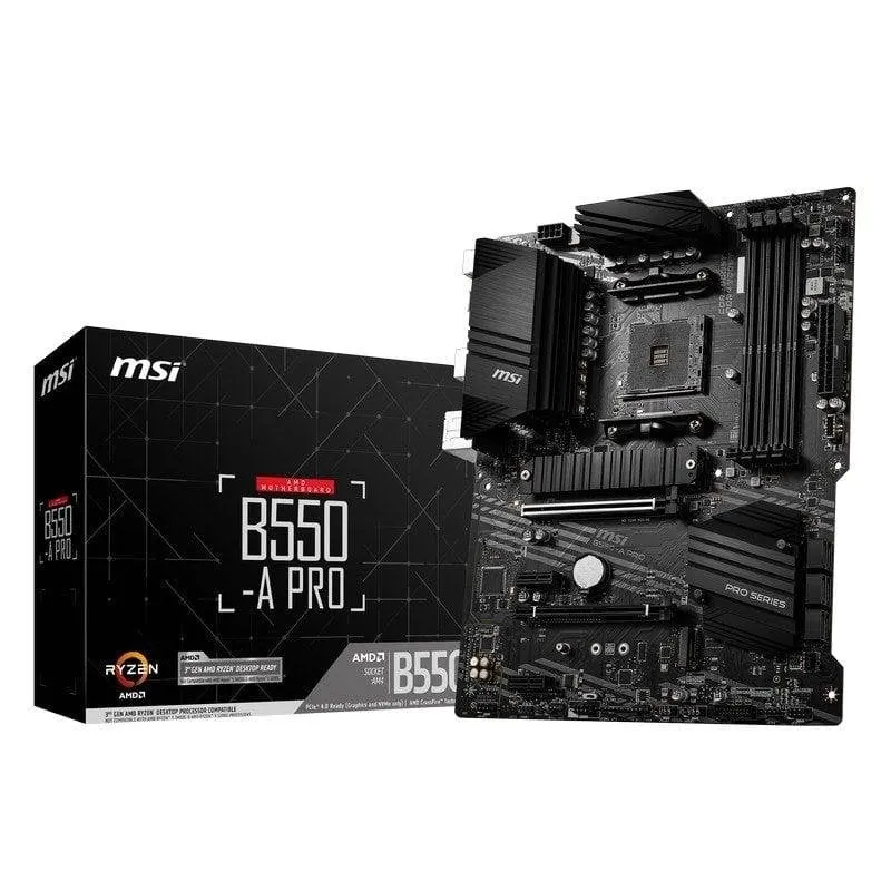 Schede Madri MSI B550-A PRO B550 AM4 DDR4 ATX Gigabit LAN M.2 CrossFireX