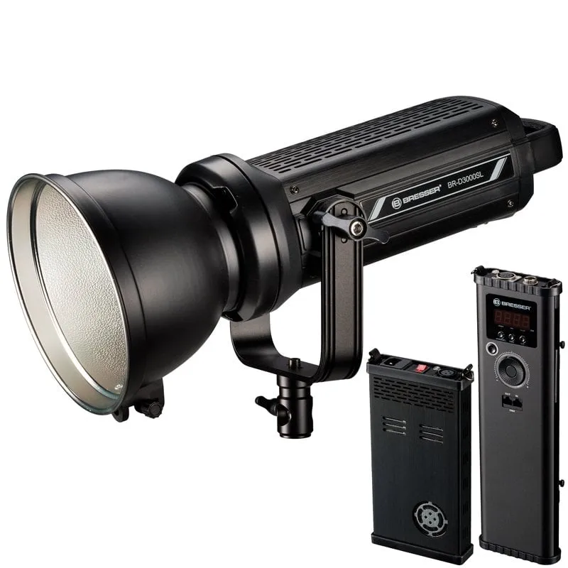 Faretto LED Bresser BR-D3000SL 300 Watt COB 27000 Lumen con Raffreddamento