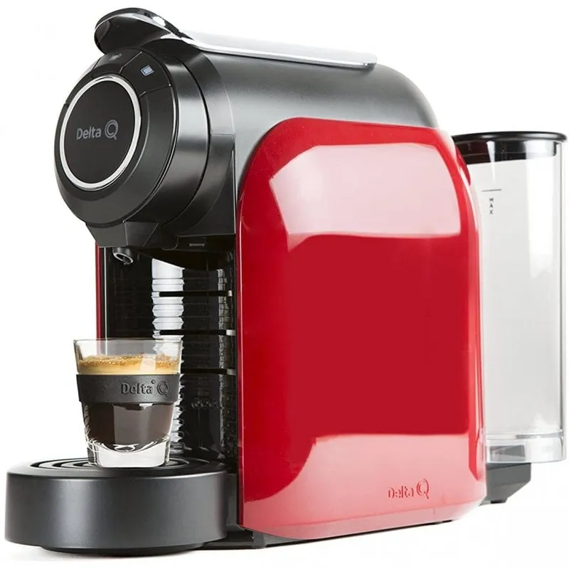 Caffettiera a capsule Delta Qool Evolution rossa Delta Q