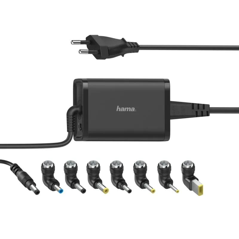 Caricabatterie universale per laptop Hama 15/19V 65W
