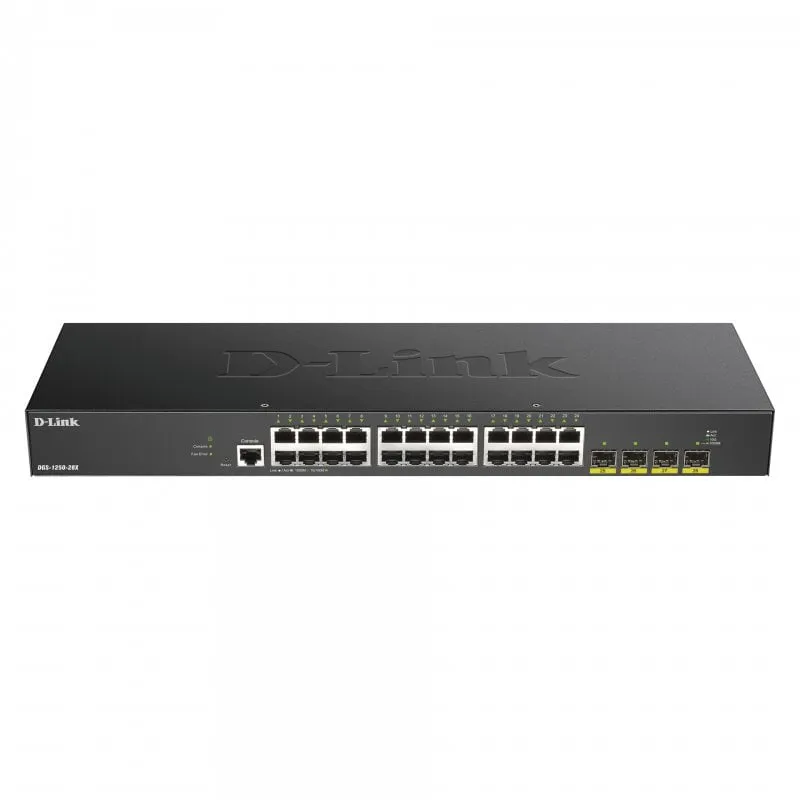 Switch gestito D-Link DGS-1250-28X 24 porte Gigabit + 4 porte 10G SFP+
