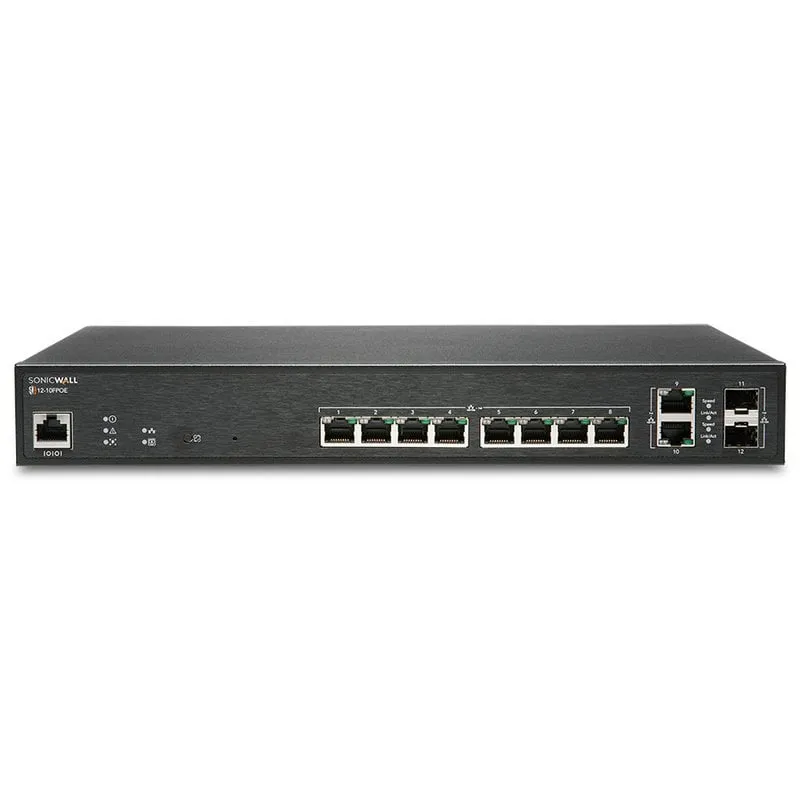 Switch gestito SonicWall SWS12-10FPOE L2 10 porte RJ45 Gigabit PoE + 2 SFP