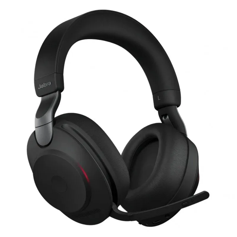 Jabra Evolve2 85, UC Stereo Auricolare Con cavo e senza cavo A Padiglione Ufficio USB tipo A Bluetooth Nero