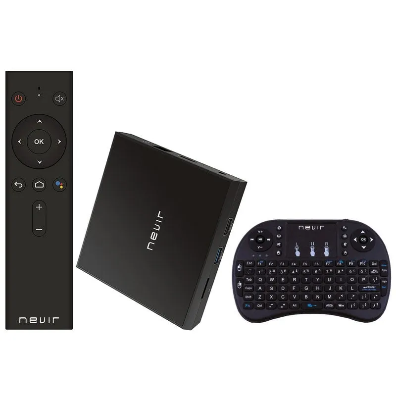 Nevir NVR-KM9PRO ATVB Smart TV Box Quad Core 2/16GB 4K WiFi