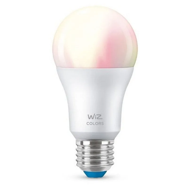 WiZ Lampadina Smart Dimmerabile Luce Bianca o Colorata Attacco E27 60W Goccia