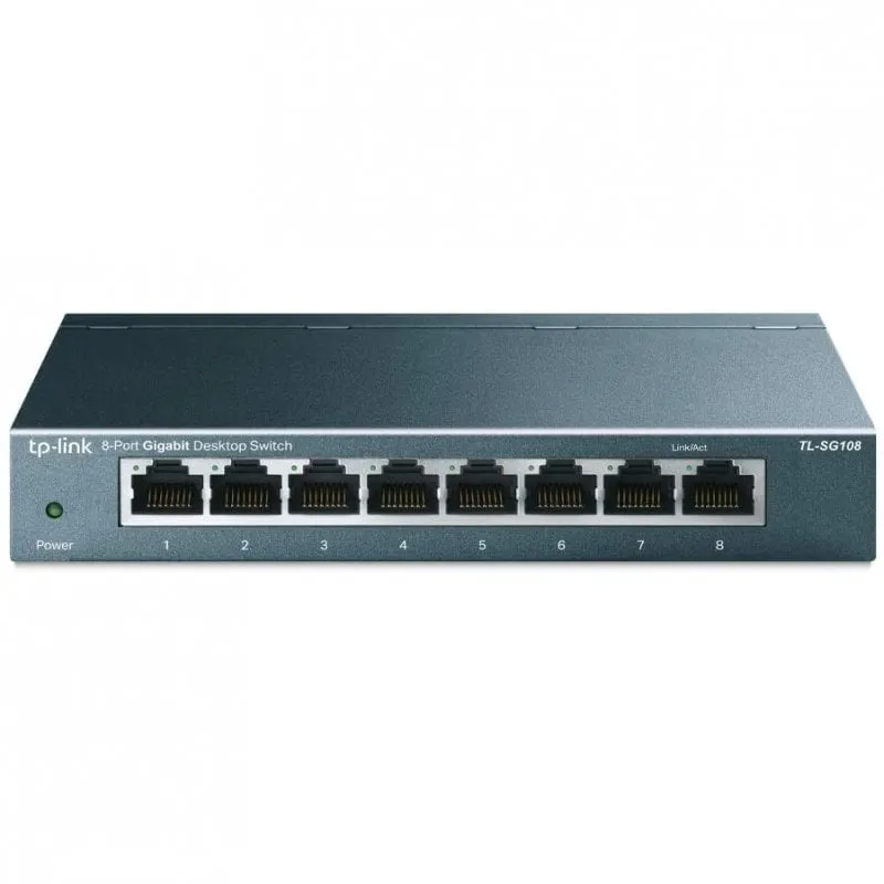 Switch non gestito TP-Link TL-SG108 8 porte Gigabit Ethernet
