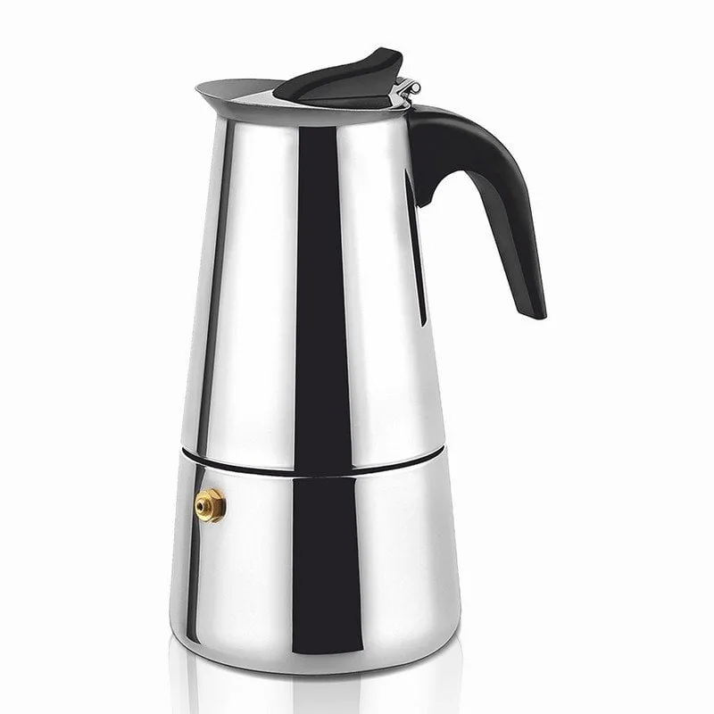 Caffettiera italiana Haeger SS Moka Pot 6 tazze
