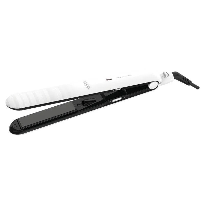 Piastra per capelli bianchi Rowenta Optiliss