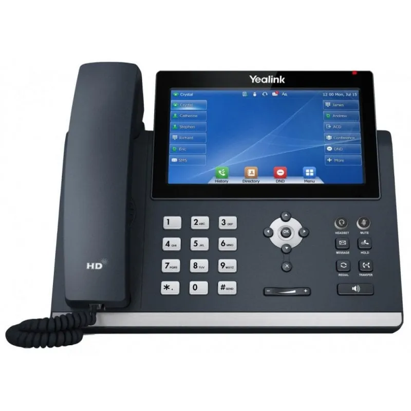 Telefono IP Yealink SIP T-48U nero