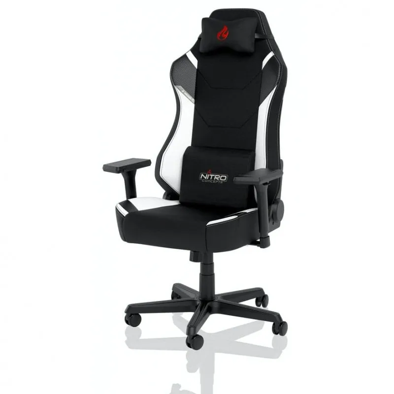 Sedia da gioco Nitro Concepts X1000 nera/bianca