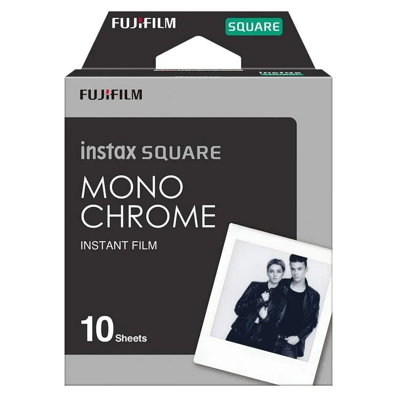 Carta fotografica monocromatica Fujifilm Instax Square per fotocamere Instax Square 10 unità
