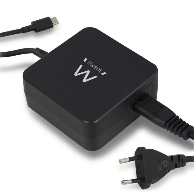 Caricatore per laptop USB Type C Ewent compatibile con profili Power Delivery da 65 W