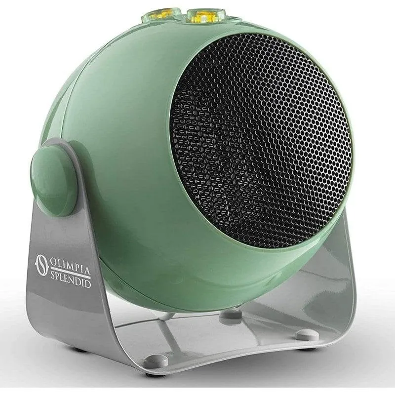 Riscaldatore ceramico Olimpia Splendid Caldodesign S 1800W inclinabile verde