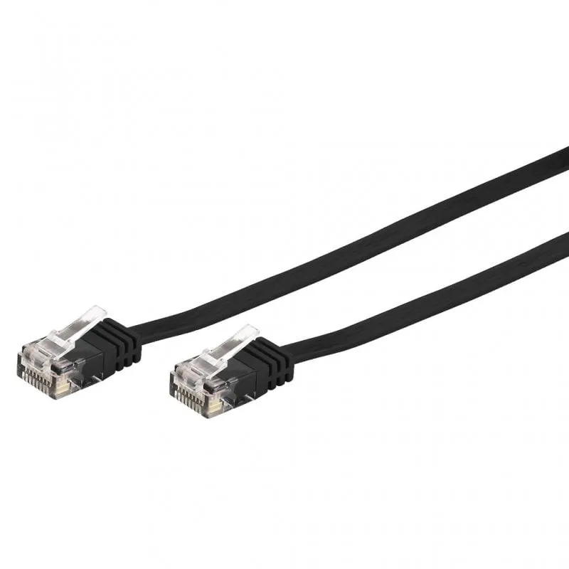 Cavo di rete Goobay RJ45 UTP Cat.6 1m Nero