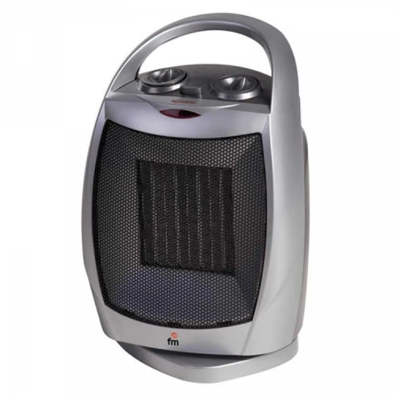 Riscaldatore ceramico FM Calefacción TC-1800 1800W Basso Consumo Oscillante