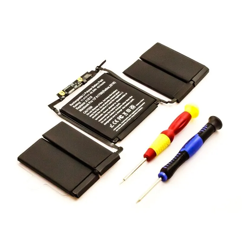 Batteria sostitutiva 11,41 V 4314 mAh 49,2 Wh per MacBook Pro 13" A1706/A1819 Retina 2016