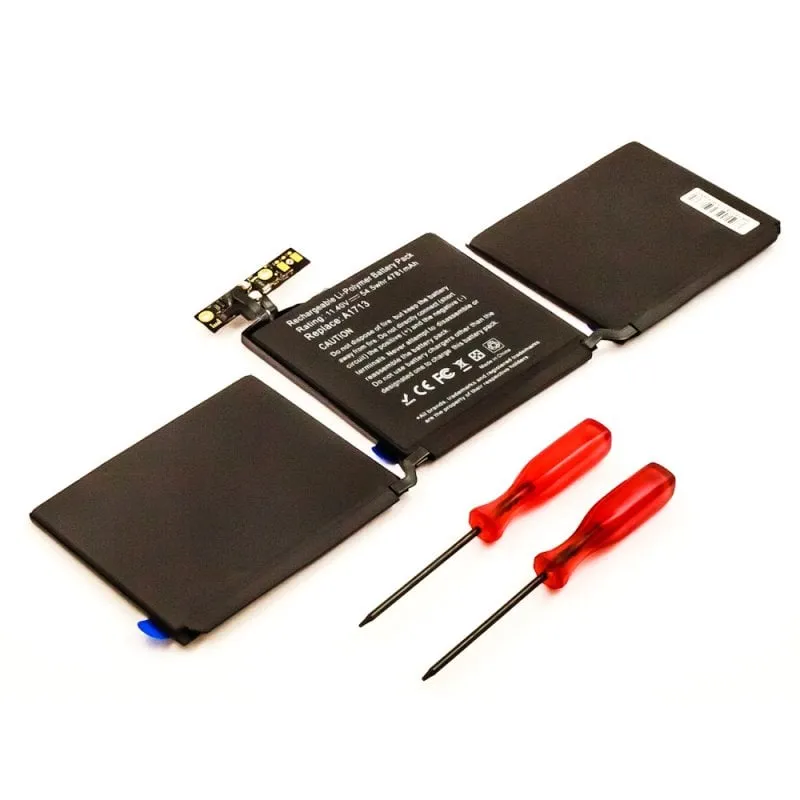 Batteria sostitutiva 11,4 V 4781 mAh 54,5 Wh per MacBook Pro 13" A1708/A1713 (Retina 2016)