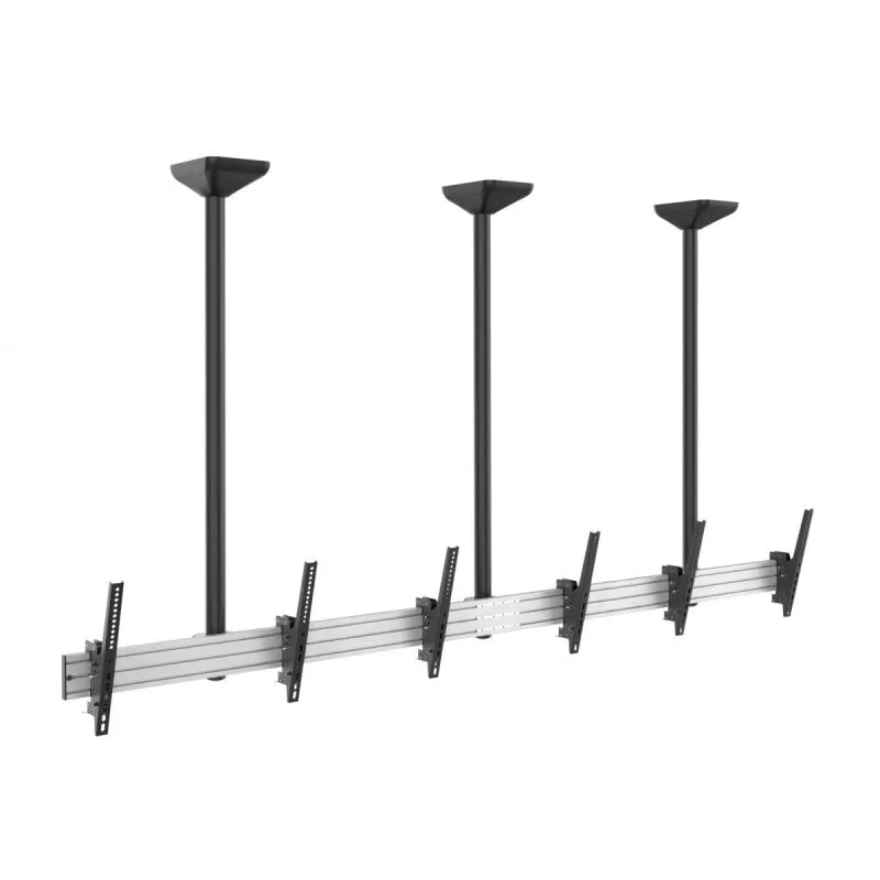 Equipaggia il supporto da soffitto per schermo triplo da 45"-50" VESA 600x400 Max 50Kg