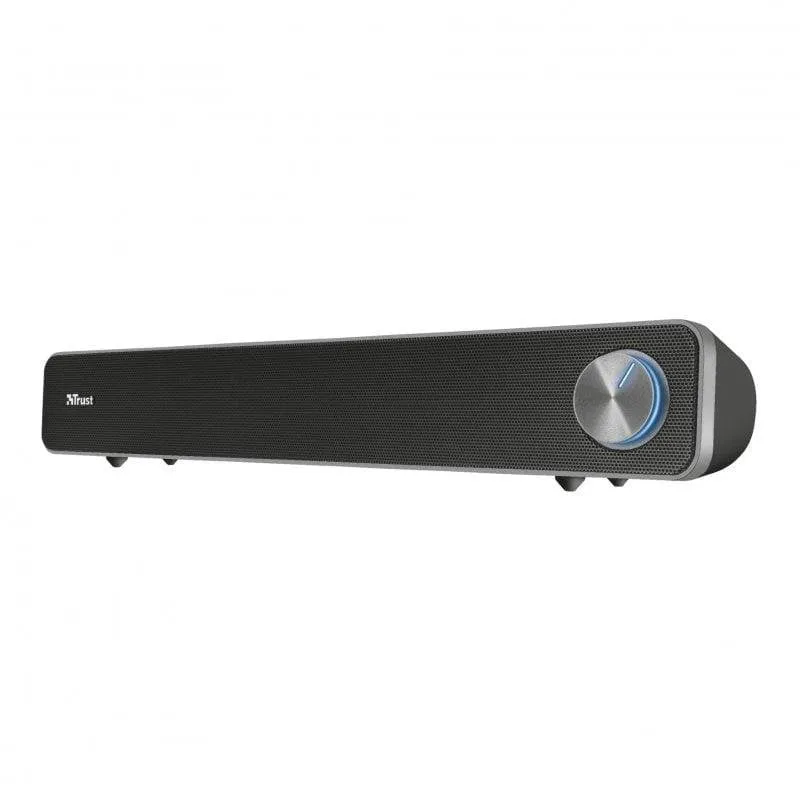 Barra Sound Trust Arys 2.0 6W RMS USB Jack 3,5mm Nera