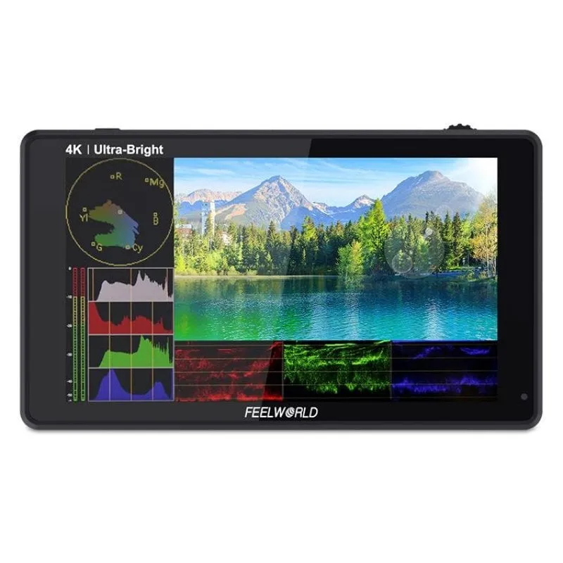 Monitor per fotocamera Feelworld LUT 6S con touch screen 6" 2600nit SDI HDR