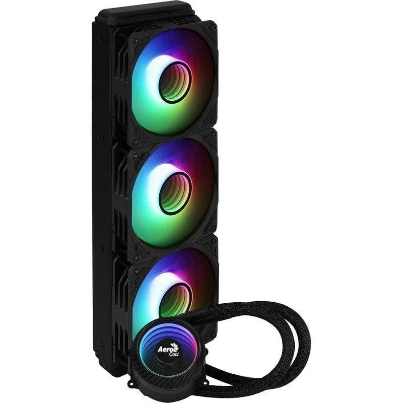 Raffreddamento a liquido Aerocool Mirage L360 360mm RGB Infinity Mirror 3 ventole compatibile AMD Intel